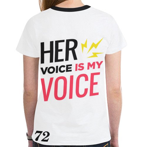 New HVIMV By.RW New All Over Print T-shirt for Women (Model T45)