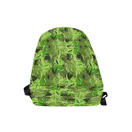 Tropical Jungle Leaves Camouflage Unisex Classic Backpack (Model 1673)