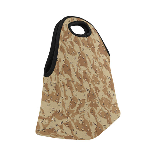 Desert Camouflage Pattern Neoprene Lunch Bag/Small (Model 1669)