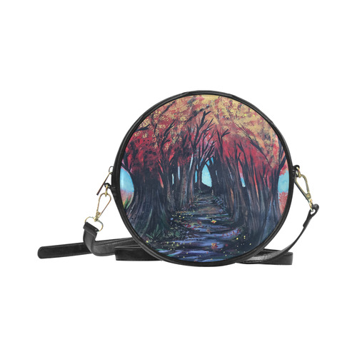 Autumn Day Round Sling Bag (Model 1647)