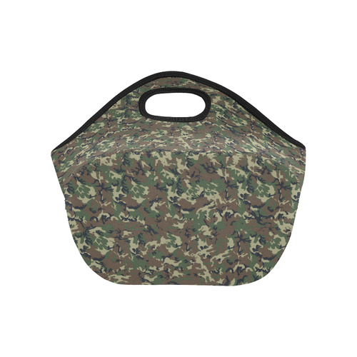 Forest Camouflage Pattern Neoprene Lunch Bag/Small (Model 1669)