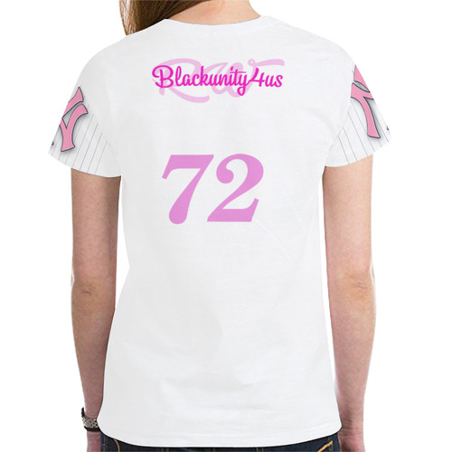 New Pink NY By.RW New All Over Print T-shirt for Women (Model T45)