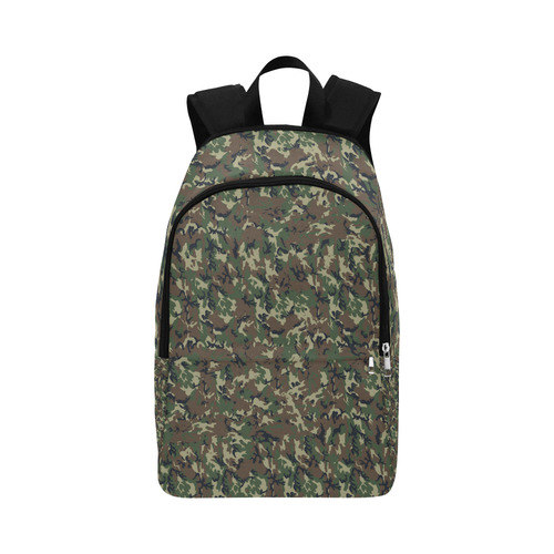 Forest Camouflage Pattern Fabric Backpack for Adult (Model 1659)