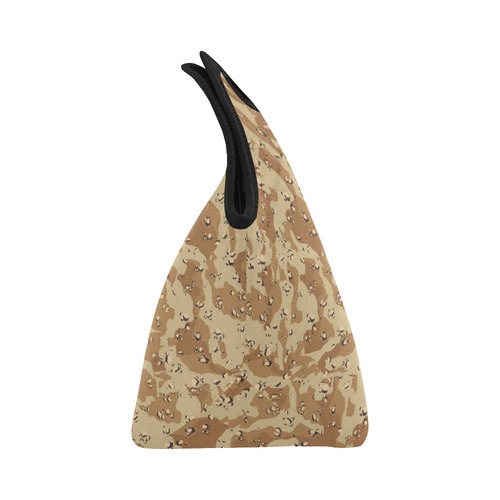 Desert Camouflage Pattern Neoprene Lunch Bag/Small (Model 1669)