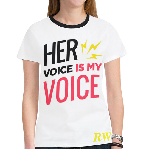 New HVIMV By.RW New All Over Print T-shirt for Women (Model T45)