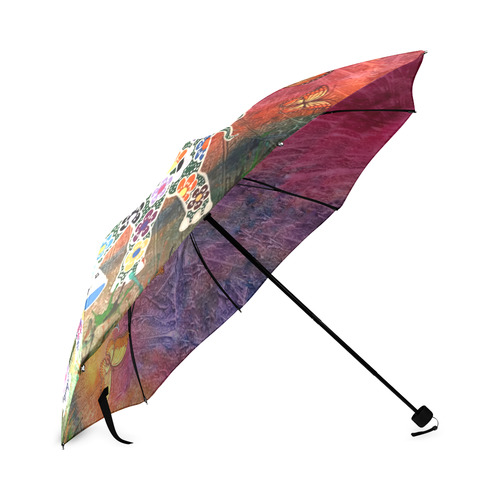 Dancing Elephants Umbrella Foldable Umbrella (Model U01)