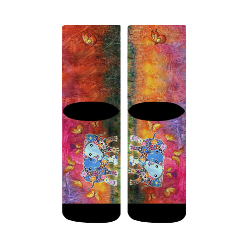 Dancing Elephants Crew Socks Crew Socks