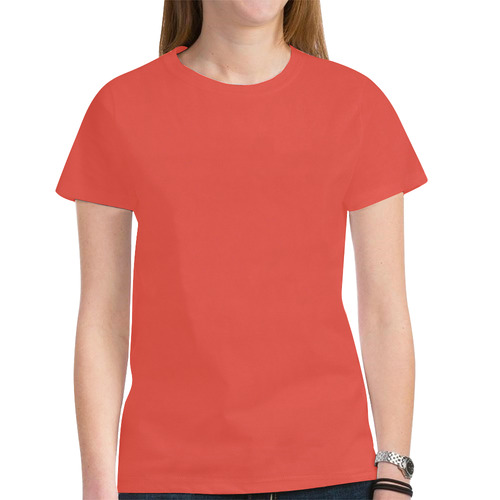 Cherry Tomato New All Over Print T-shirt for Women (Model T45)
