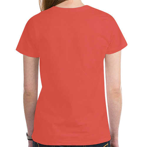 Cherry Tomato New All Over Print T-shirt for Women (Model T45)