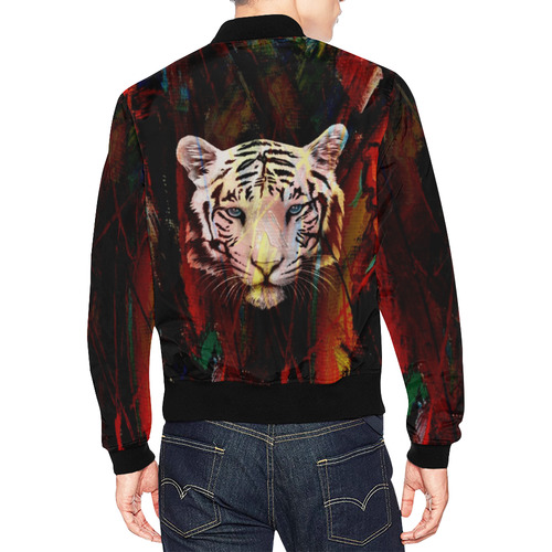 Jungle Animal by Artdream All Over Print Bomber Jacket for Men (Model H19)
