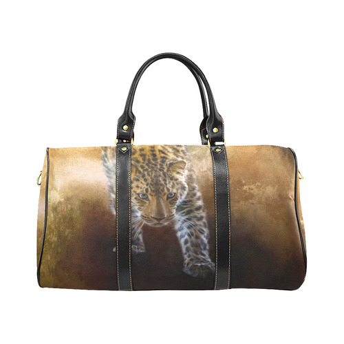 A fantastic painted russian amur leopard New Waterproof Travel Bag/Large (Model 1639)