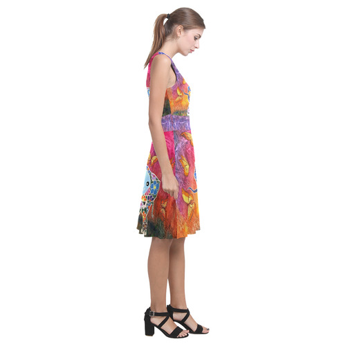 Dancing Elephants Atlanta Casual Sundress Atalanta Casual Sundress(Model D04)