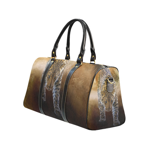 A fantastic painted russian amur leopard New Waterproof Travel Bag/Small (Model 1639)