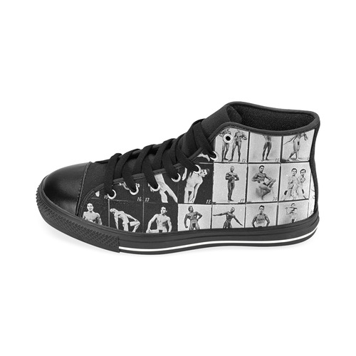 The Posedown Men’s Classic High Top Canvas Shoes /Large Size (Model 017)