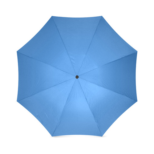 basic blue solid color Foldable Umbrella (Model U01)