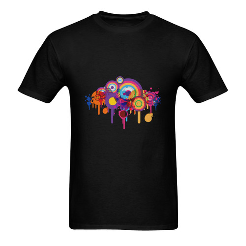 Painting Blob Men's T-Shirt in USA Size (Two Sides Printing)