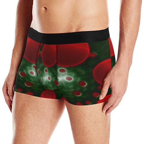 Big and small red dots Men's All Over Print Boxer Briefs (Model L10)