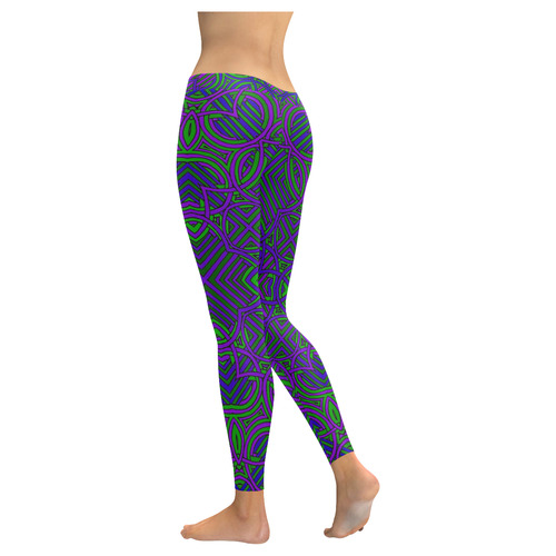 Perspective Women's Low Rise Leggings (Invisible Stitch) (Model L05)