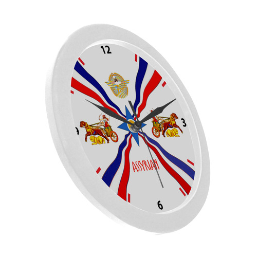 The Assyrian Wall Clock Circular Plastic Wall clock