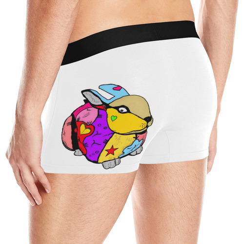 Bunny Popart by Nico Bielow Men's All Over Print Boxer Briefs (Model L10)