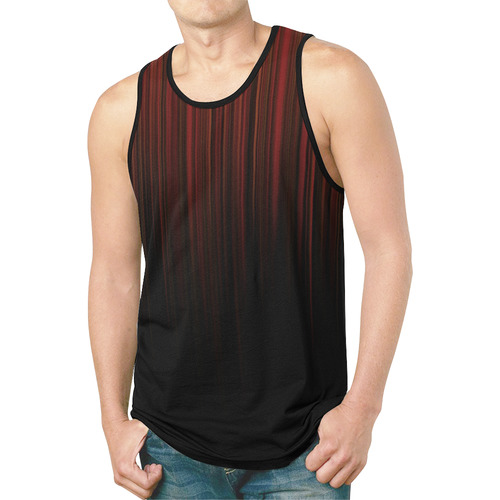 Red Linie by Artdream New All Over Print Tank Top for Men (Model T46)