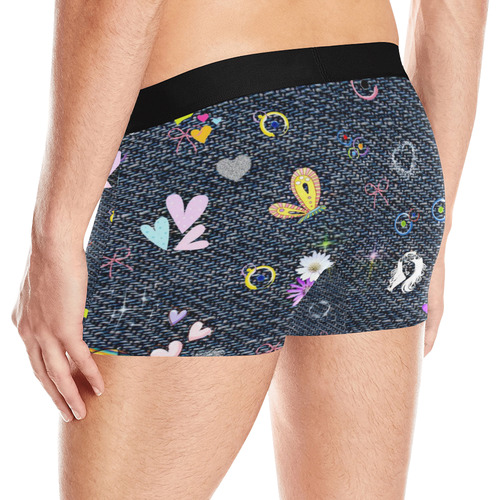 Hippie Jeans B by FeelGood Men's All Over Print Boxer Briefs (Model L10)