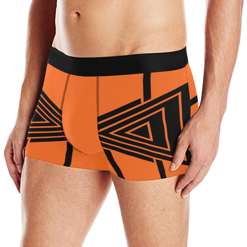 Black Geometric Art Stripes Triangles