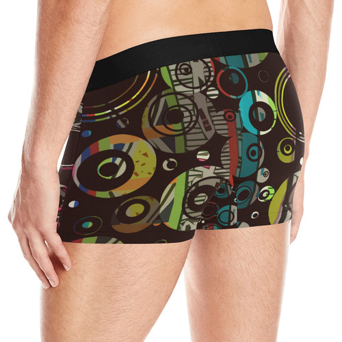 Circles texture Men's All Over Print Boxer Briefs (Model L10)