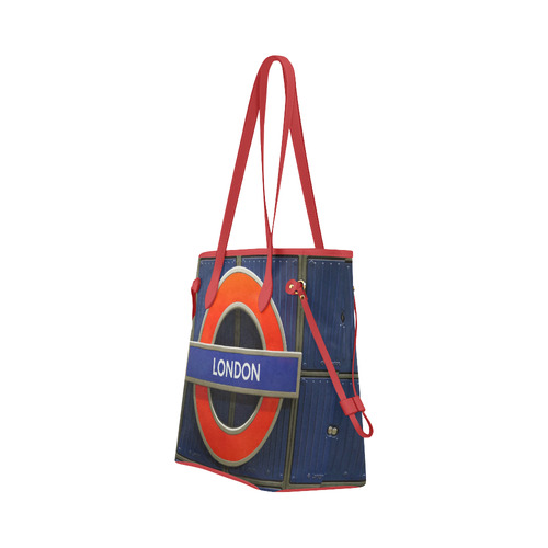 Tote Travel Bag Handbag Tote Bag London by Tell3People Clover Canvas Tote Bag (Model 1661)