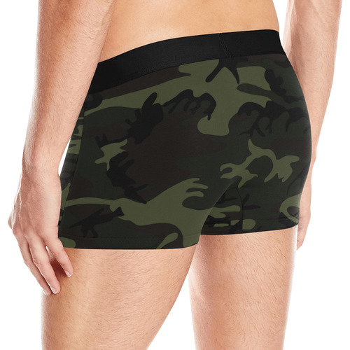 Camo Green Men's All Over Print Boxer Briefs (Model L10)