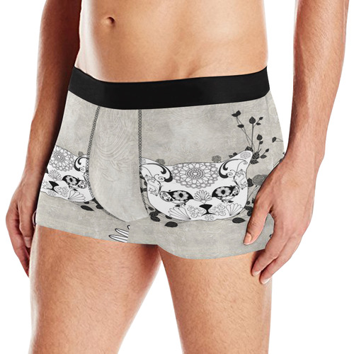 Wonderful sugar cat skull Men's All Over Print Boxer Briefs (Model L10)