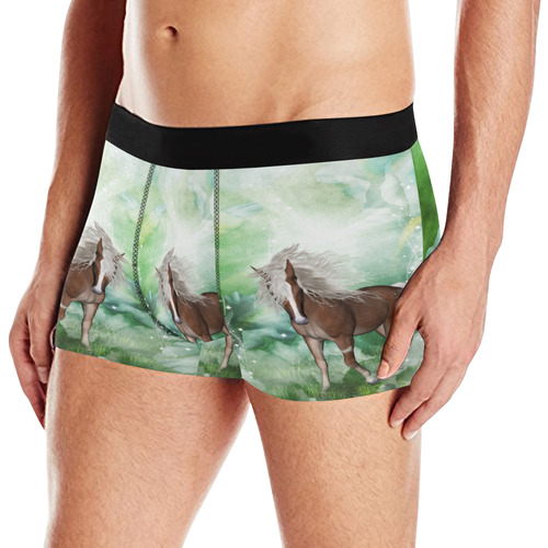 Horse in a fantasy world Men's All Over Print Boxer Briefs (Model L10)