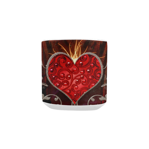 Wonderful heart with wings Heart-shaped Mug(10.3OZ)