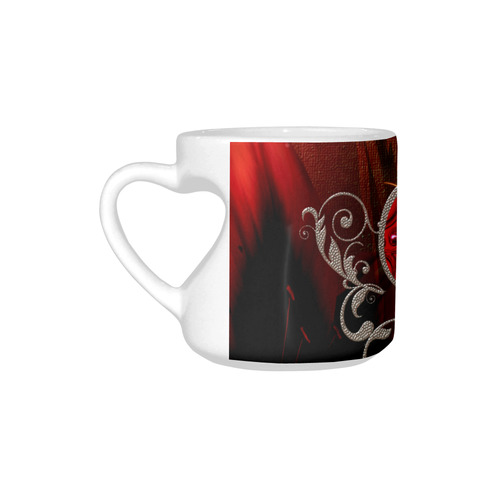 Wonderful heart with wings Heart-shaped Mug(10.3OZ)