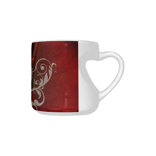 Wonderful heart with wings Heart-shaped Mug(10.3OZ)