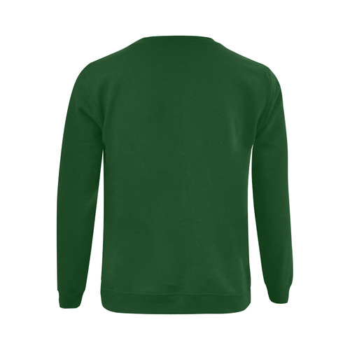 BEE ONE GREEN Gildan Crewneck Sweatshirt(NEW) (Model H01)