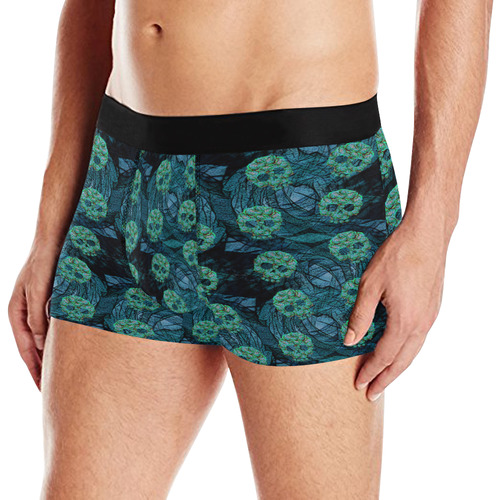 Spooky Skulls Men's All Over Print Boxer Briefs (Model L10)