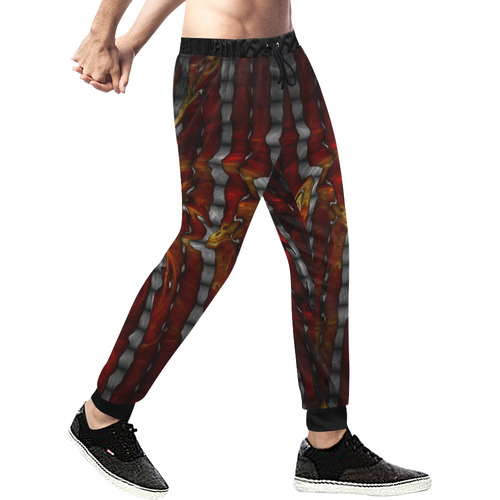 Break through the dimensions Men's All Over Print Sweatpants (Model L11)