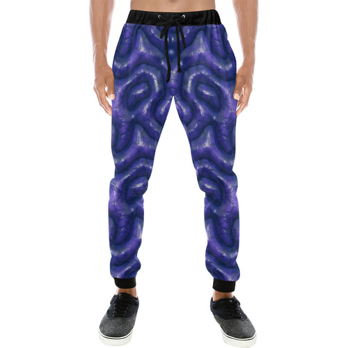 Funky Alien Brain 1C by JamColors Men's All Over Print Sweatpants (Model L11)