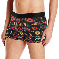 Vinyl Records by Artdream Men's All Over Print Boxer Briefs (Model L10)
