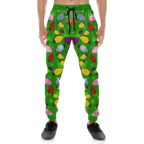 Christmas Bulb by Nico Bielow Men's All Over Print Sweatpants (Model L11)