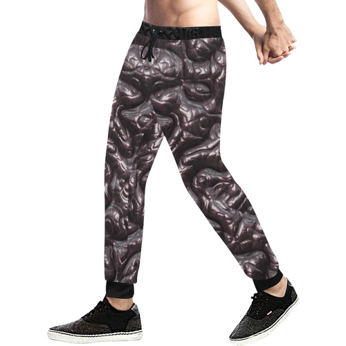 Funky Alien Brain 2A by JamColors Men's All Over Print Sweatpants (Model L11)