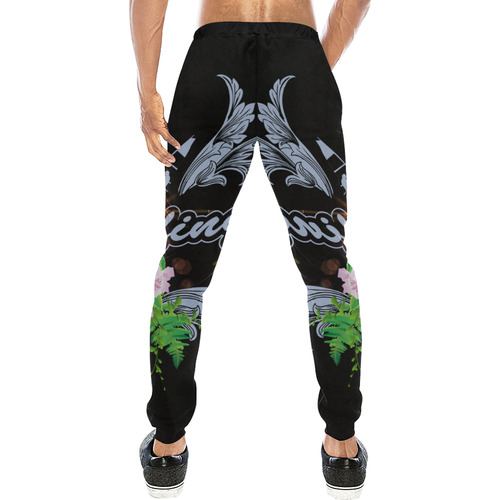 Sport, surfing with damask Men's All Over Print Sweatpants (Model L11)