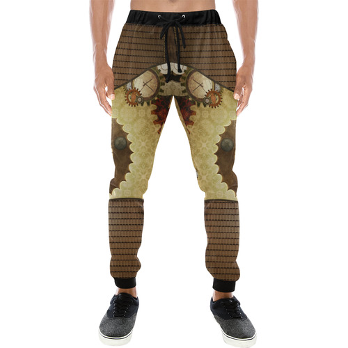 Steampunk, the noble design Men's All Over Print Sweatpants (Model L11)