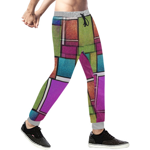 Glitter by Artdream Men's All Over Print Sweatpants (Model L11)