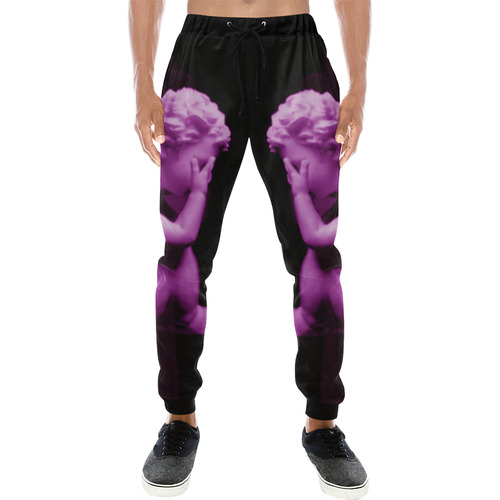 Sad li'l angel Men's All Over Print Sweatpants (Model L11)