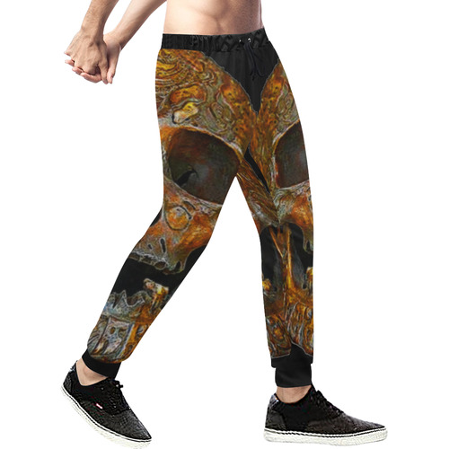 Made Of Bones Creepy Men's All Over Print Sweatpants (Model L11)