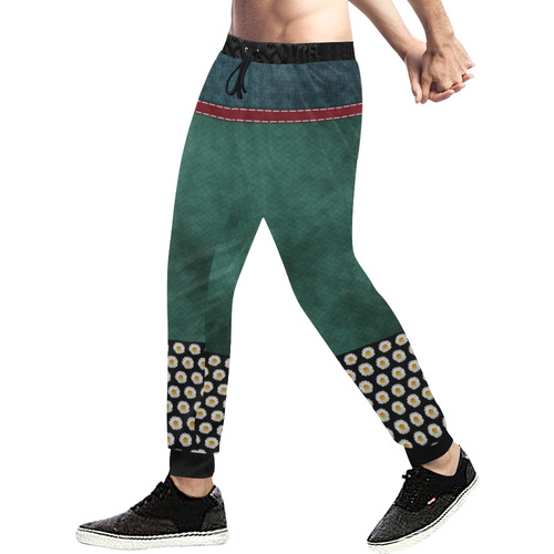 Sahra by Vaatekaappi Men's All Over Print Sweatpants (Model L11)