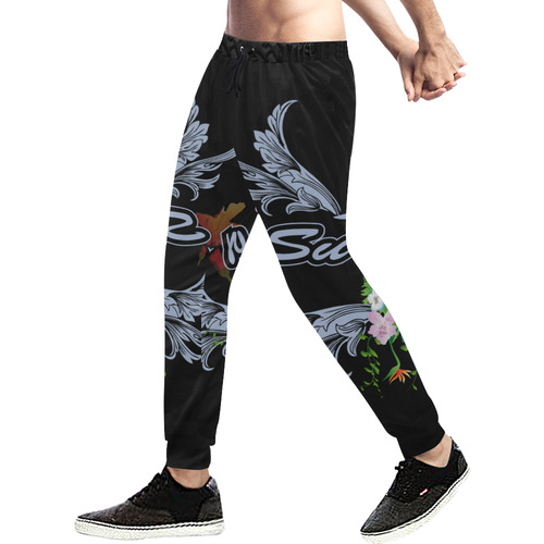 Sport, surfing with damask Men's All Over Print Sweatpants (Model L11)