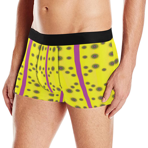 meditative stars in the decorative festive Men's All Over Print Boxer Briefs (Model L10)